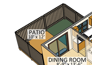 Sundridge - 2 Bedroom Townhouse - 1st Floor Sundridge Apartments - Townhouse Floor Plan